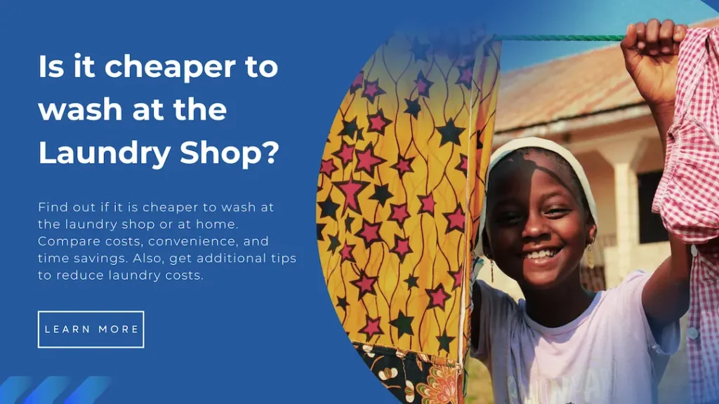 Is it cheaper to wash at the laundry shop
