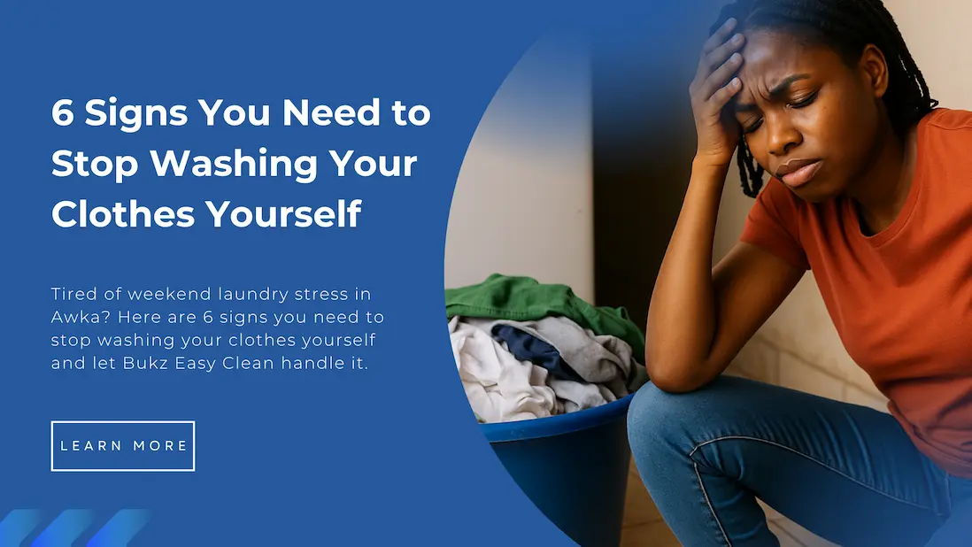 six evident signs you need to stop washing your clothes yourself